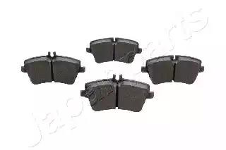 Комплект гальмівних накладок, дискове гальмо PA0067AF JAPAN PARTS