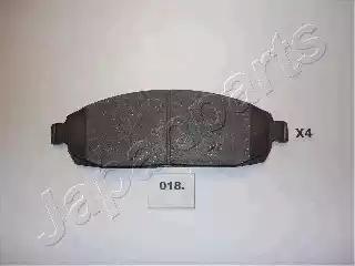 Japanparts jeep гальмівні колодки передн.grand cherokee 05- PA018AF JAPAN PARTS