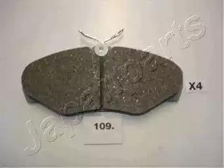 Japanparts nissan гальмівні колодки перед. primastarrenault trafic 01- opel... PA109AF JAPAN PARTS