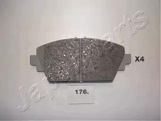 Japanparts honda колодки гальмівні передн. accord 98-nissan primera 02- PA176AF JAPAN PARTS