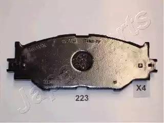 Japanparts toyota колодки гальмівні передні lexus is 250 05-. PA223AF JAPAN PARTS