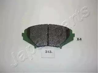 Japanparts mazda гальмівні колодки передн.rx8 nissan PA313AF JAPAN PARTS