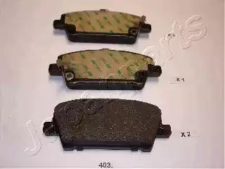 Japanparts honda гальмівні колодки передн.civic 06- PA403AF JAPAN PARTS