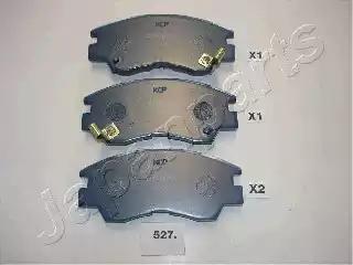 Japanparts mitsubishi гальмів.колодки передн.l200l300pajero iii PA527AF JAPAN PARTS