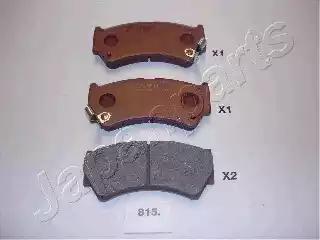 Japanparts nissan гальмівні колодки передн. almerasuzuki baleno 95- PA815AF JAPAN PARTS