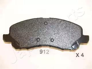 Japanparts dodge гальмівні колодки передн.caliber avengerjeep compaspatriot PA912AF JAPAN PARTS