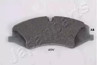 Japanparts rover гальмівні колодки  sport 05- discovery 04- PAL07AF JAPAN PARTS