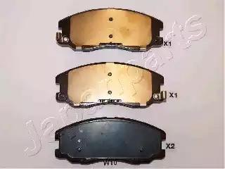 Japanparts chevrolet гальмівні колодки передн.captivaopel antara PAW10AF JAPAN PARTS