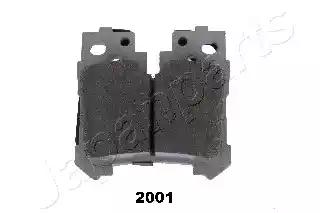 Japanparts toyota гальмівні колодки задн.lexus ls 06- PP2001AF JAPAN PARTS