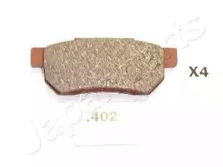 Japanparts honda гальмівні колодки передн.accord 85- PP402AF JAPAN PARTS
