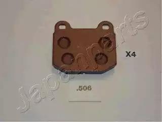 Japanparts subaru гальмівні колодки задн.impreza 02- PP506AF JAPAN PARTS