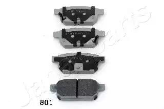 Japanparts suzuki гальмів.колодки задн.swift iv 10-sx4 s-cross 13- PP801AF JAPAN PARTS