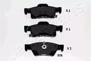Japanparts гальм. колод. задн. jeep grand cherokee 11- PP906AF JAPAN PARTS