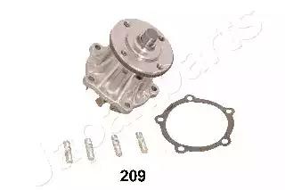 Насос охолоджувальної рідини, охолодження двигуна PQ209 JAPAN PARTS