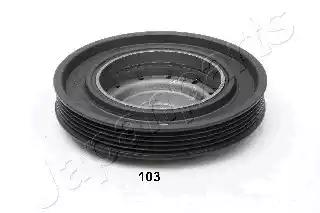 Japanparts renault шків к/вала cliomegane 1.5dci PU103 JAPAN PARTS