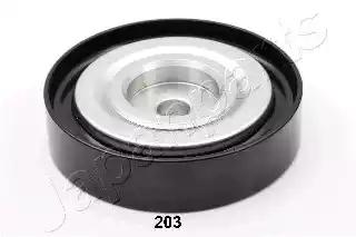 Відвідний/напрямний ролик, поліклиновий ремінь RP203 JAPAN PARTS