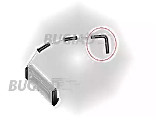 Патрубок інтеркулера audi a3/skoda superb ii/vw passat 2.0 tdi 04-15 82672 BUGIAD