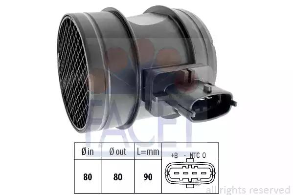 Расходомер воздуха 101483 FACET
