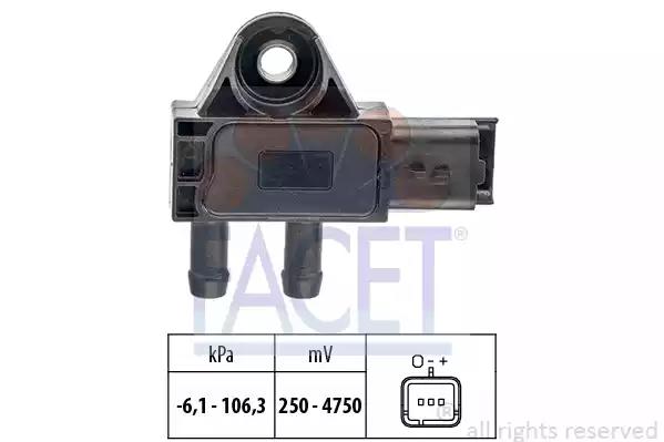 Датчик тиску вихлопних газів berlingo c3  c4 c5  picasso 1.4d-3.0d 02- 103271 FACET