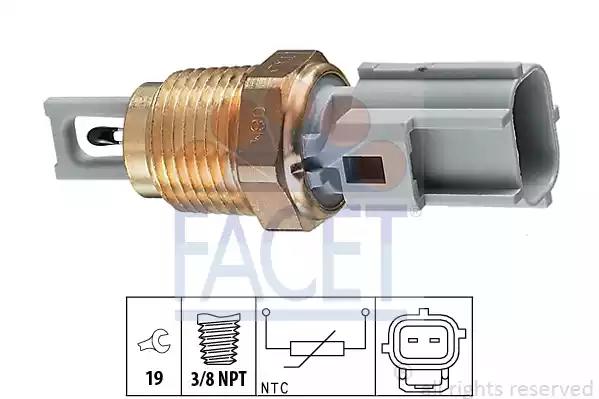 Датчик температури повітря ford transit 2.4-2.5 di/td/tde/tdi 94- 104004 FACET