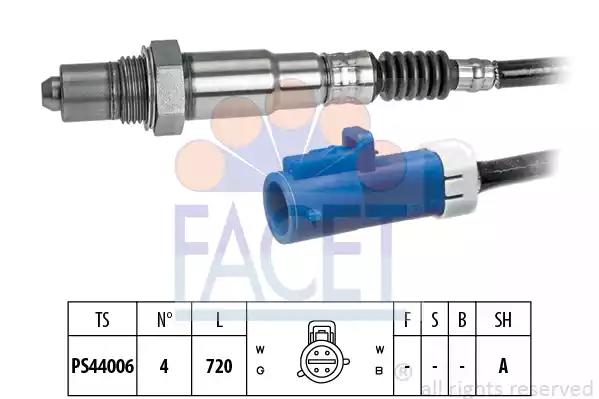 Датчик кисню лямбда-зонд ford connect 1.6 ecoboost 13- 10.8297 facet 108297 FACET