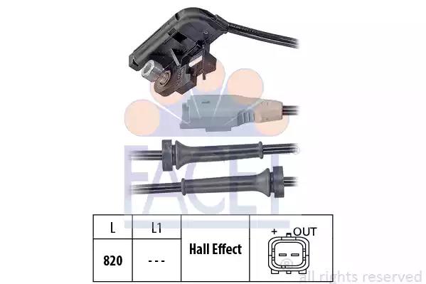 Czujnik abs 210032 FACET