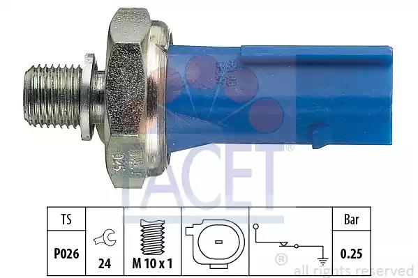 Датчик тиску оливи lt 2.5tdi agx/anj/apa/bbe/bbf 70133 FACET