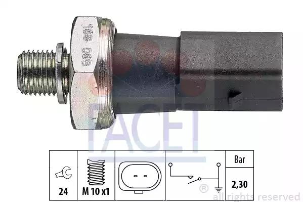 Датчик давления масла на лампу 70190 FACET