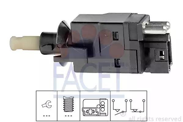Датчик стоп-сигналу w124/140/201/202/210 під педаль 71088 FACET