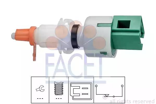 Перемикач, привод зчеплення (срш) 71249 FACET