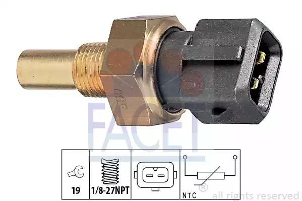 1 830 165 датчик температуры 73165 FACET