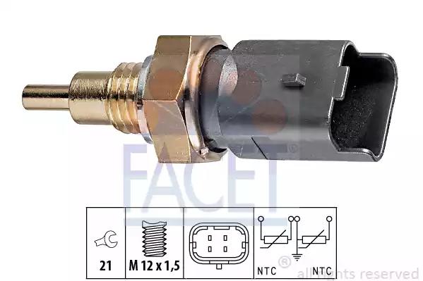 1 830 286 датчик температуры 73286 FACET