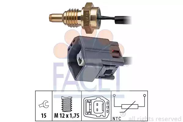 1 830 295 датчик температуры 73295 FACET
