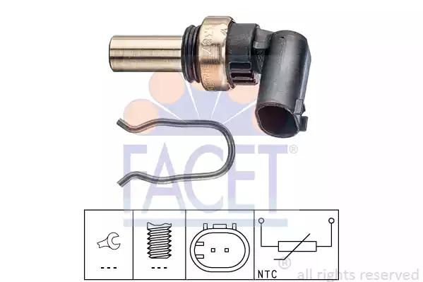 Czujnik temperatury wody opel corsa e 73387 FACET