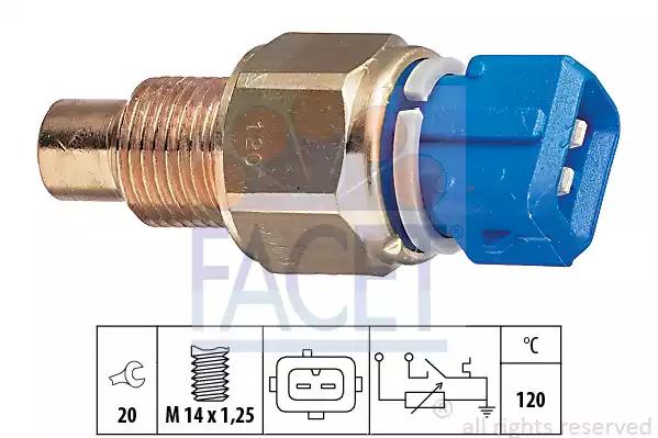 Датчик вмикання вентилятора partner 1.8/1.9d 120c/scudo/ducato 7.3558 facet 73558 FACET