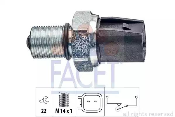 Датчик зад ходу transit v184 00-06 6ст. мкпп 76265 FACET