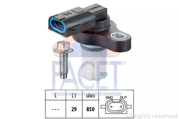 Датчик кількості обертів, автоматична коробка передач 90309 FACET