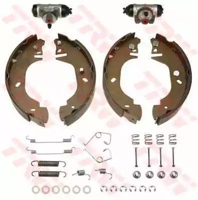 Комплект гальмівних колодок BK1681 TRW