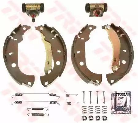 Комплект гальмівних колодок BK1731 TRW