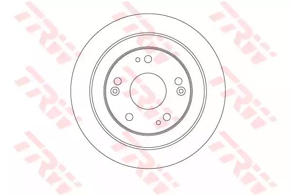 Tarcza hamulc. honda civic ix 12- tył DF6526 TRW