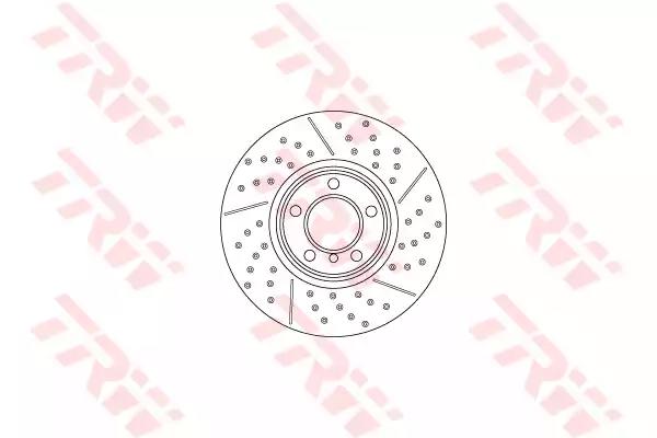Гальмівний диск DF6604S TRW