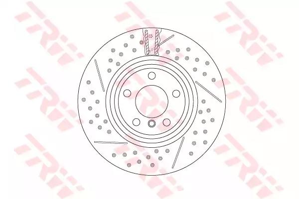 Гальмівний диск DF6606S TRW