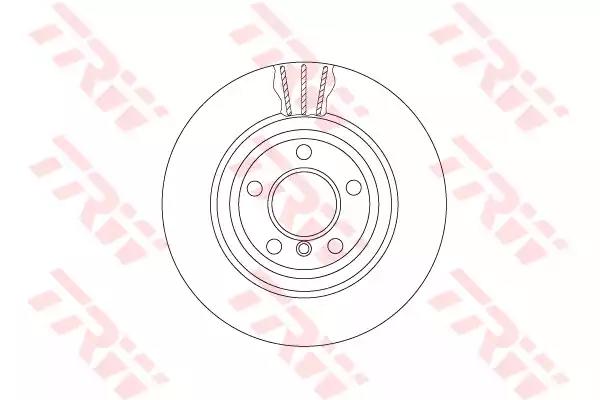 Тормозной диск DF6617S TRW