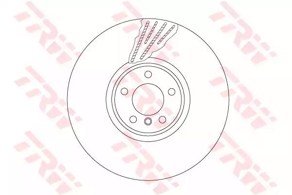 Тормозной диск DF6618S TRW