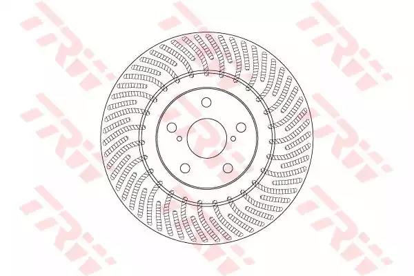 Гальмівний диск DF6692S TRW