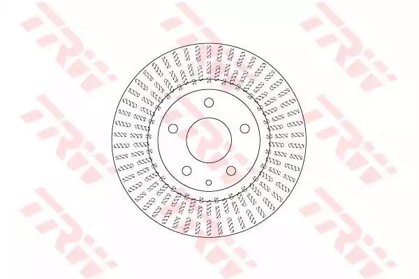 Тормозной диск DF6731 TRW