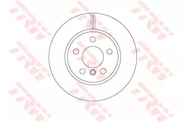 Tarcza hamulc. mini cooperone 13- przód DF6799 TRW