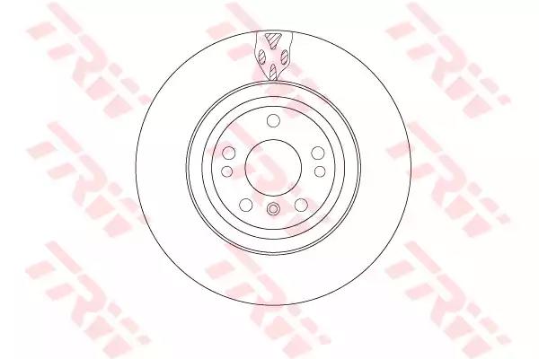 Диск гальмівний mercedes glew166c292/mw166 f d=330mm11 DF6833S TRW