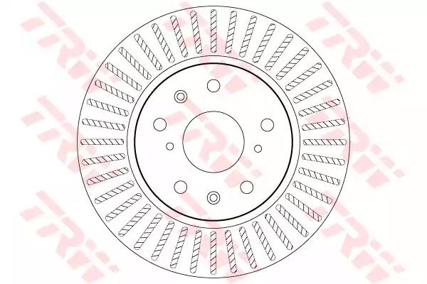 Тормозной диск DF7398 TRW