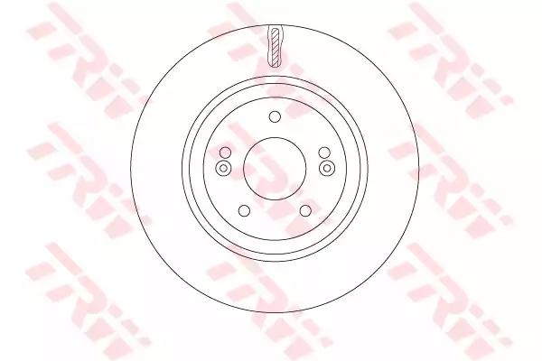 Гальмівний диск DF7592 TRW